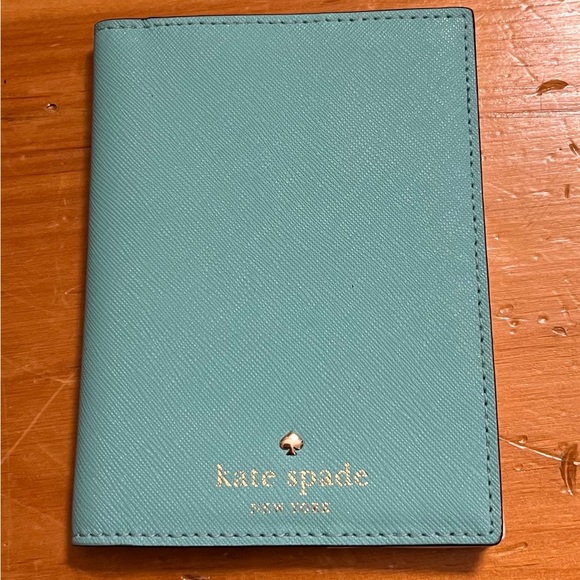 kate spade Accessories Kate Spade Leather Passport Cover In Tiffany